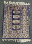 An Afghan rug,