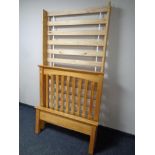 A 3' pine bed frame