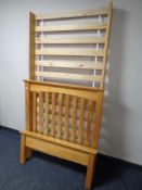A 3' pine bed frame