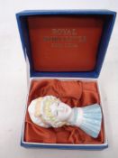 A Royal Worcester bone china Mob Cap boxed.