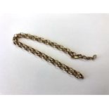 A 9ct gold necklace, length 50cm CONDITION REPORT: 6.