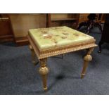 A French style gilt occasional table with faux onyx top