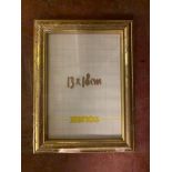 Nineteen Xenos gilt-finish photo frames, 13 cm x 18 cm, all brand new and still wrapped.