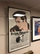 An original American mid century lithographic poster 'Elvis Presley at his greatest,