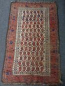 An Afghan rug,