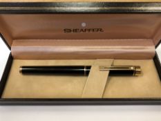 A boxed Shaeffer fountain pen with 14ct nib