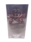 A Gucci Guilty Eau de Toilette Pour Homme 50ml (sealed in retail packaging)