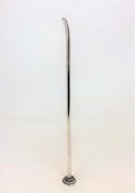 A Sampson Mordan silver drinking straw, length 30.