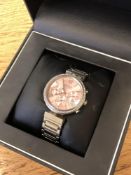 A Hugo Boss stainless steel lady's wristwatch in retail watch