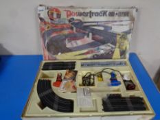 A vintage matchbox Le Mans 4000 car racing set (boxed)