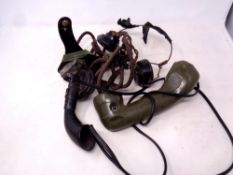 A 20th Century tank commander's head set