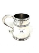 A silver tankard, Elkington & Co, Birmingham 1934.