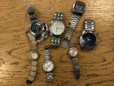 Eight various watches to include, Ben Sherman, Sekonda, Hugo Boss,