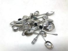 A quantity of silver cutlery CONDITION REPORT: 211g gross including some non-silver