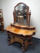 A Victorian mahogany duchess dressing table