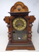 A 19th century mantel clock