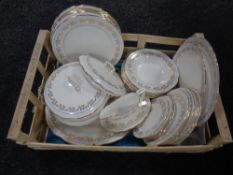 A crate of Royal Stafford bone china dinner service