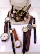 A small collection of lady's and gent's watches