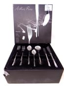 An Arthur Price 84 piece Warwick cutlery set RRP £402.00.