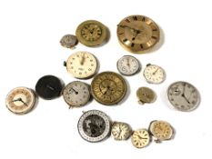 A small quantity of watch and pocket watch movements.