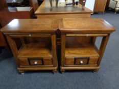 A pair of good quality Barker and Stonehouse French bedside tables