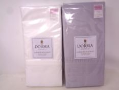 Two Dorma double duvet cover sets