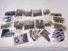 A collection of photographs depicting WW II German and Russian soldiers