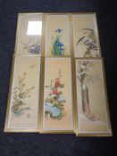 Six large Japanese prints