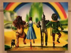 Sarah Graham : We're Off to see the Wizard, limited edition publication on canvas, signed,