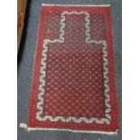 An Afghan prayer rug,