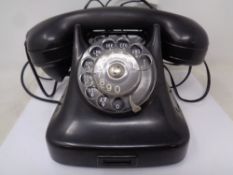 A Bakelite telephone