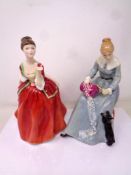 Two Royal Doulton figures,