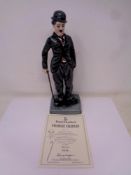 A Royal Doulton limited edition figure Charlie Chaplin HN2771. Edition number 4244 with certificate.