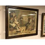 Twentieth Century British School : The Rehearsal, chromolithograph, 50 cm x 62 cm, framed.