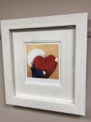 Doug Hyde (Born 1972) : Big Hearted, giclee limited edition artist's proof, 22 cm x 24 cm,