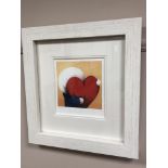 Doug Hyde (Born 1972) : Big Hearted, giclee limited edition artist's proof, 22 cm x 24 cm,