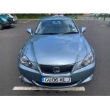 A 2006 Lexus IS Saloon 250 SE 4DR AUTO, Blue, Petrol, 2499 CC, Registration GU06 KLJ,