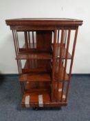 A 19th century revolving book stand (a/f)