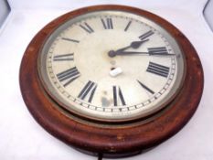 A late 19th century American station clock