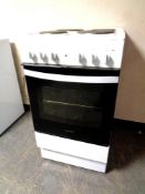 An Indesit electric cooker