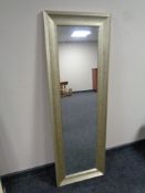 A contemporary hall mirror