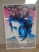 A Bob Dylan in D A Pennebaker's Classic Don't Look Back poster 64 x 44.