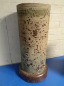 A antique hand painted chimney pot