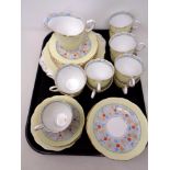 38 pieces of Royal Albert Persian bone tea china