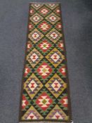 A Maimana kilim runner 210cm by 63cm