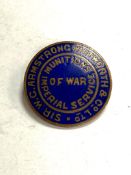 A scarce Armstrong Whitworth munitions service badge