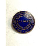 A scarce Armstrong Whitworth munitions service badge