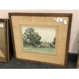 Stanley Brinton : Stocksfield, watercolour, signed, dated 1943, 20 cm x 25 cm,