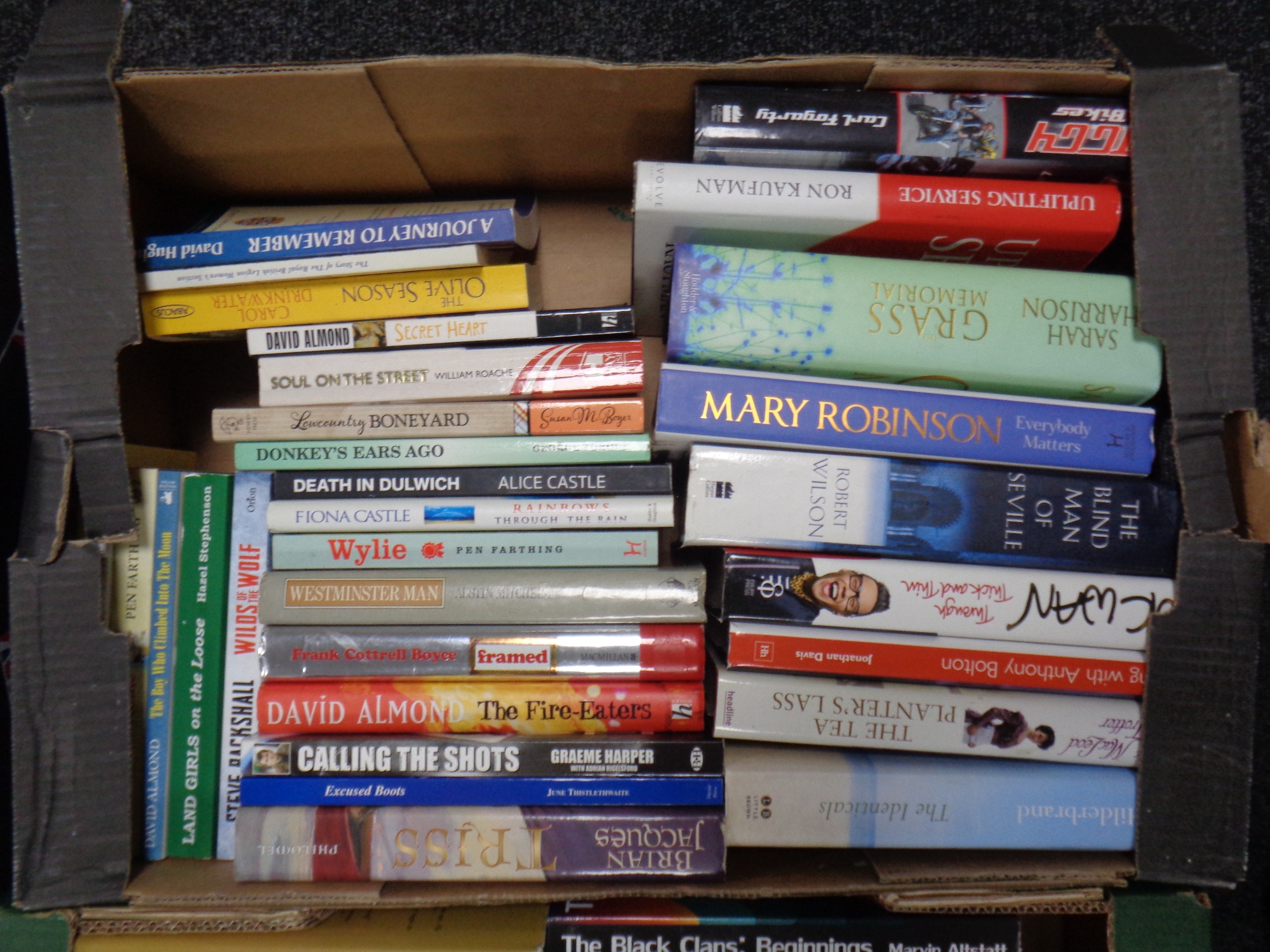Five boxes containing large quantity of signed and dedicated books to include Michael Palin, - Image 2 of 6