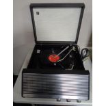 A Bush portable record player 2025TC with Garrard turntable